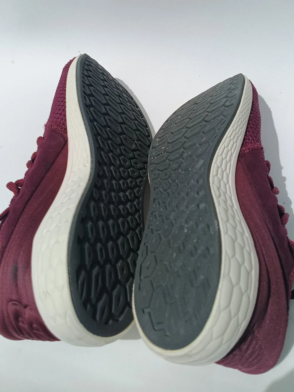 New Balance Fresh Foam Cruz Women's Burgundy Maroon Knit Running Shoes Size 10